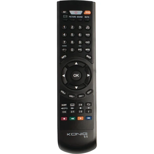 "PC programmable remote control 1:1 image"