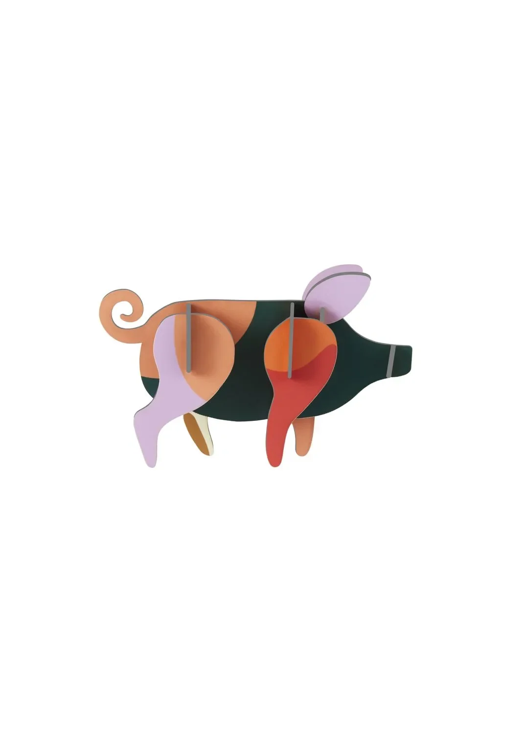 Studio ROOF Ornement, kit de bricolage, objet mural 3D – Cochon