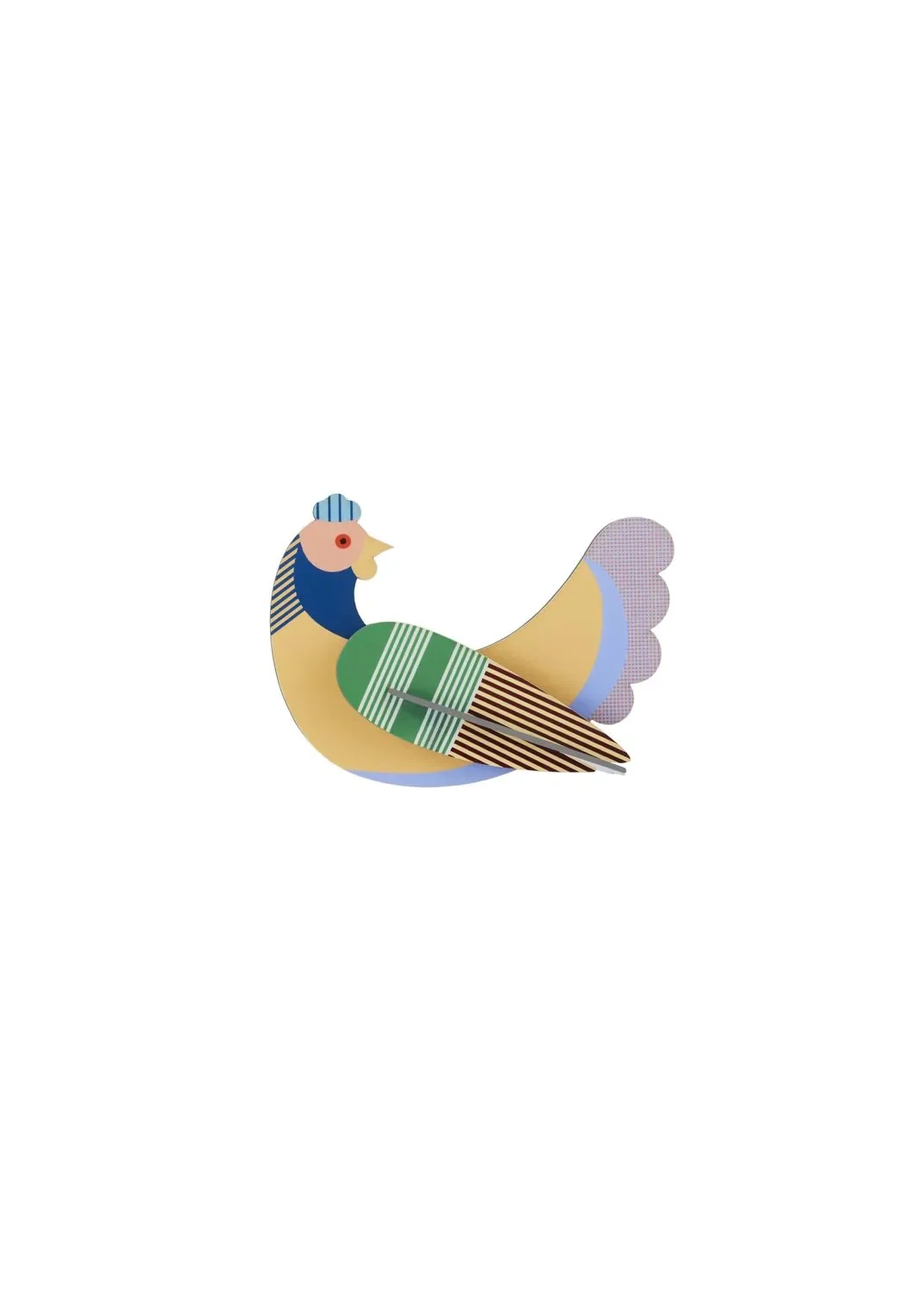 Studio ROOF Ornement, kit de bricolage, objet mural 3D - Poulet