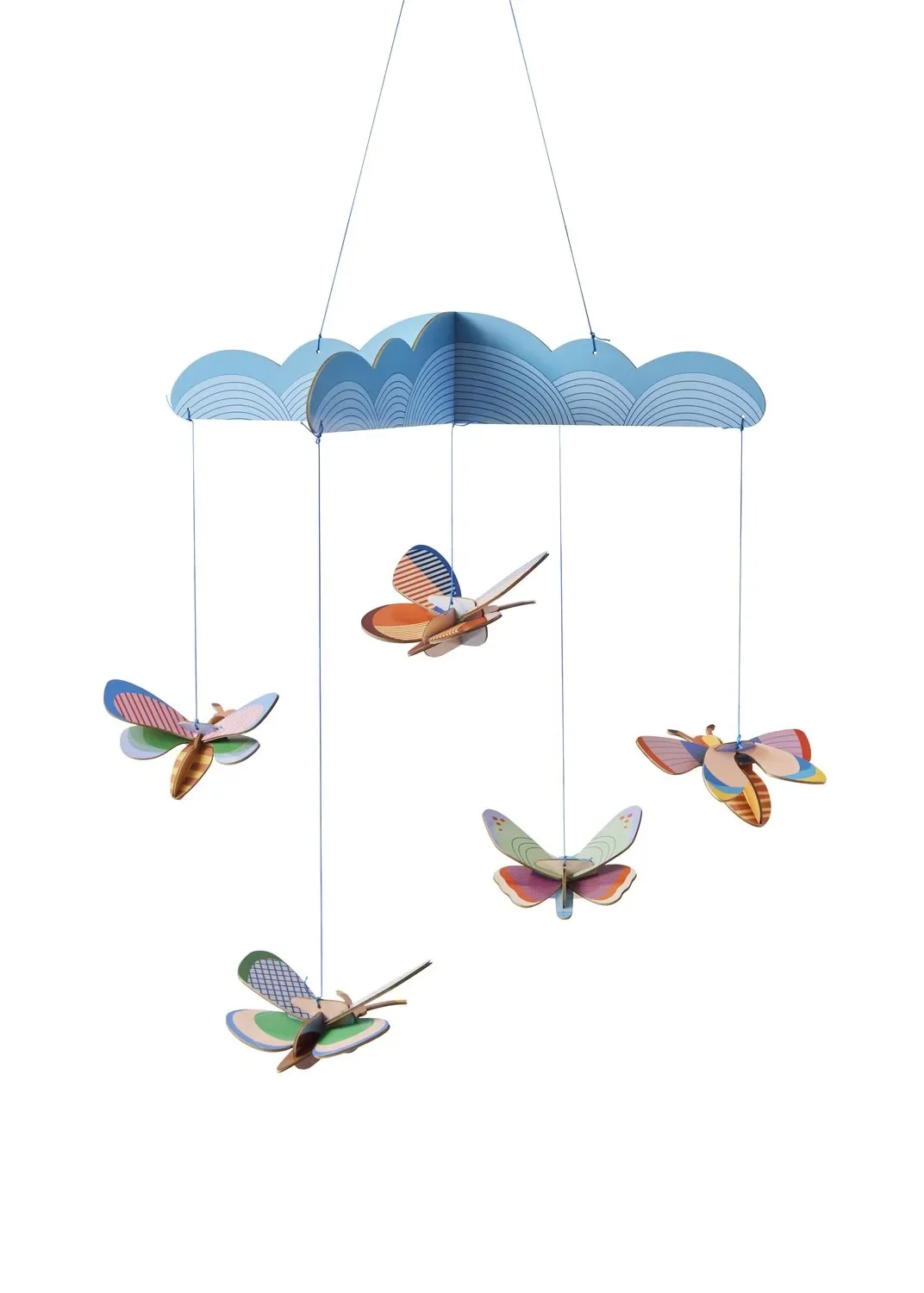 "Studio ROOF Kit de bricolage, Objet mural 3D, Mobile bébé - Danse des papillons image"