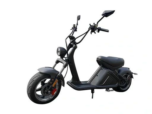 "La Potenza Plus electric scooter, 45 km/h, 3000 watts, 60V/30 Ah lithium-ion battery, black image"