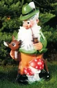 Forester with deer 89 cm - Giant dwarf