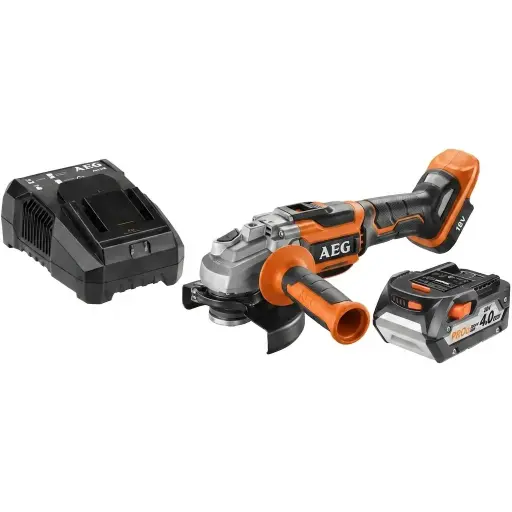 "BEWS 18-115 BLPX meuleuse d'angle sans fil 115 mm (batterie 4.0 Ah + chargeur AL18G) image"