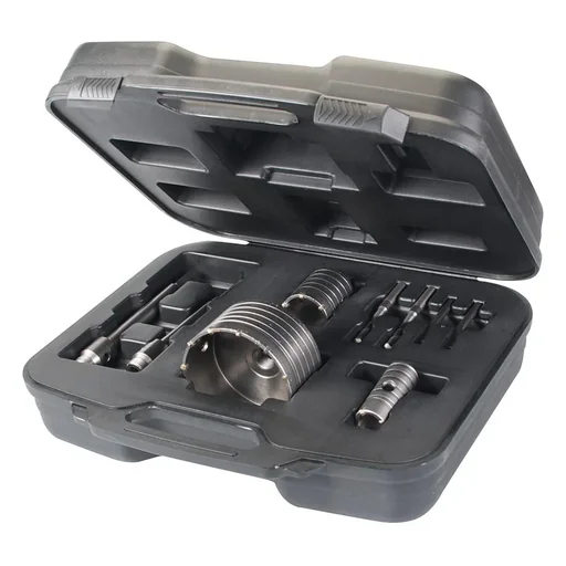 "9-piece TCT core bit set 30, 50 and 110 mm image"
