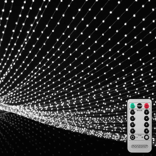 "Light chain cold white 100 LEDs 120x120cm image"