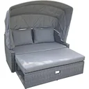 MONTE CARLO functional sofa, aluminum / plastic mesh, with sunroof