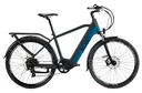 Men's e-bike, trekking, 28 inches, frame height 51 cm, 7-speed derailleur, matte grey-blue, Yukon Gent 13.2Ah