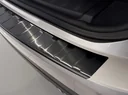 Stainless steel loading sill protector for Jaguar F-Pace - graphite / black, built from 2016>