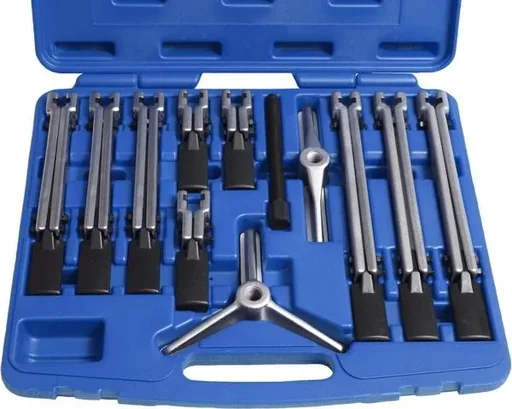 "Puller set, 12 pieces, 2 + 3 arms image"