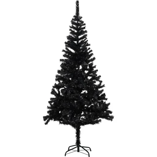 "Christmas tree with stand 210 cm PVC black image"