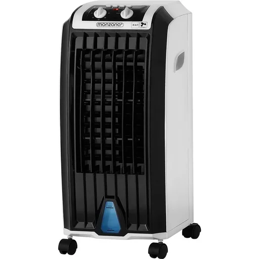 "Mobile air conditioner white/black 5L including timer, remote control & 2 cooling elements image"