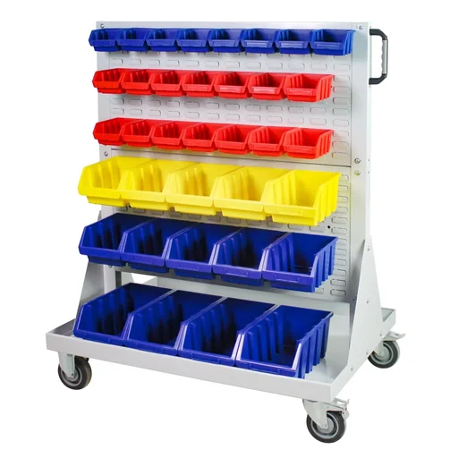 "Trolley with open-fronted storage bins image"