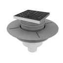Floor drain for shower element, vertical
