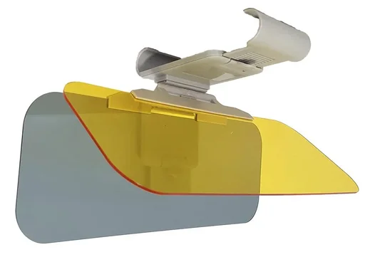 "Car anti-glare protection 2 in 1 image"