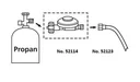 Reduced pressure valve 2.5 bar, not adjustable