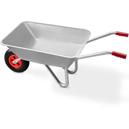 "Galvanized wheelbarrow - 150kg - with pneumatic tires image"