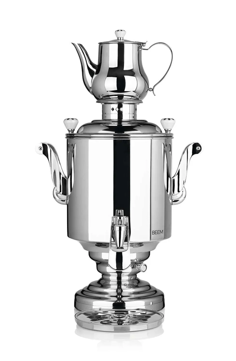 "Samovar avec une Bouilloire, Théière samovar - Katharina, avec distributeur, acier inoxydable, 15L image"
