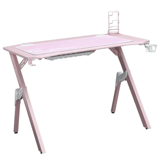"Gaming Table Desk Computer Table Work Table Furniture for Office Living Room Study, Modern Design, MDF Metal image"