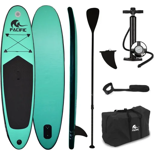 "Pacific Ocean Green Sup Board - Special Edition - 285 cm - 6-piece set - Green image"