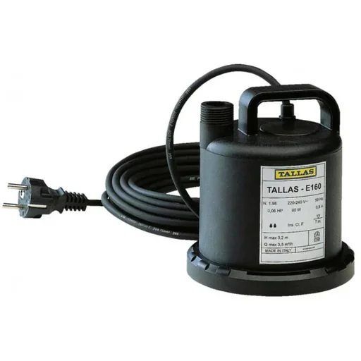 "Shallow water submersible pump E 160 NA, shallow suction up to 3 mm, 90 watts image"