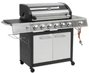 Barbecue gaz en acier inoxydable "Long Beach"