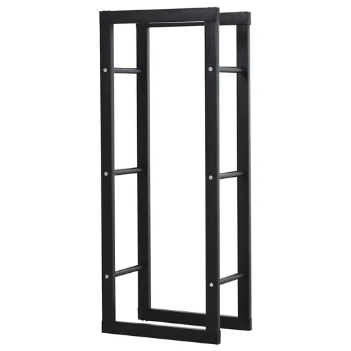 "Firewood rack black image"