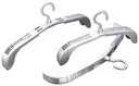Extendable coat hanger, set of 6, extendable 37.5 - 51.5 x 4 cm