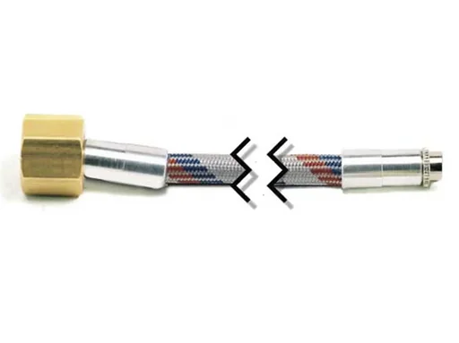 "High-pressure air hose with adapter, 180 cm image"