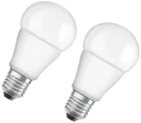 LED STAR CLA60 lamp, 10 watts, E27, matt, warm white - 2 pieces