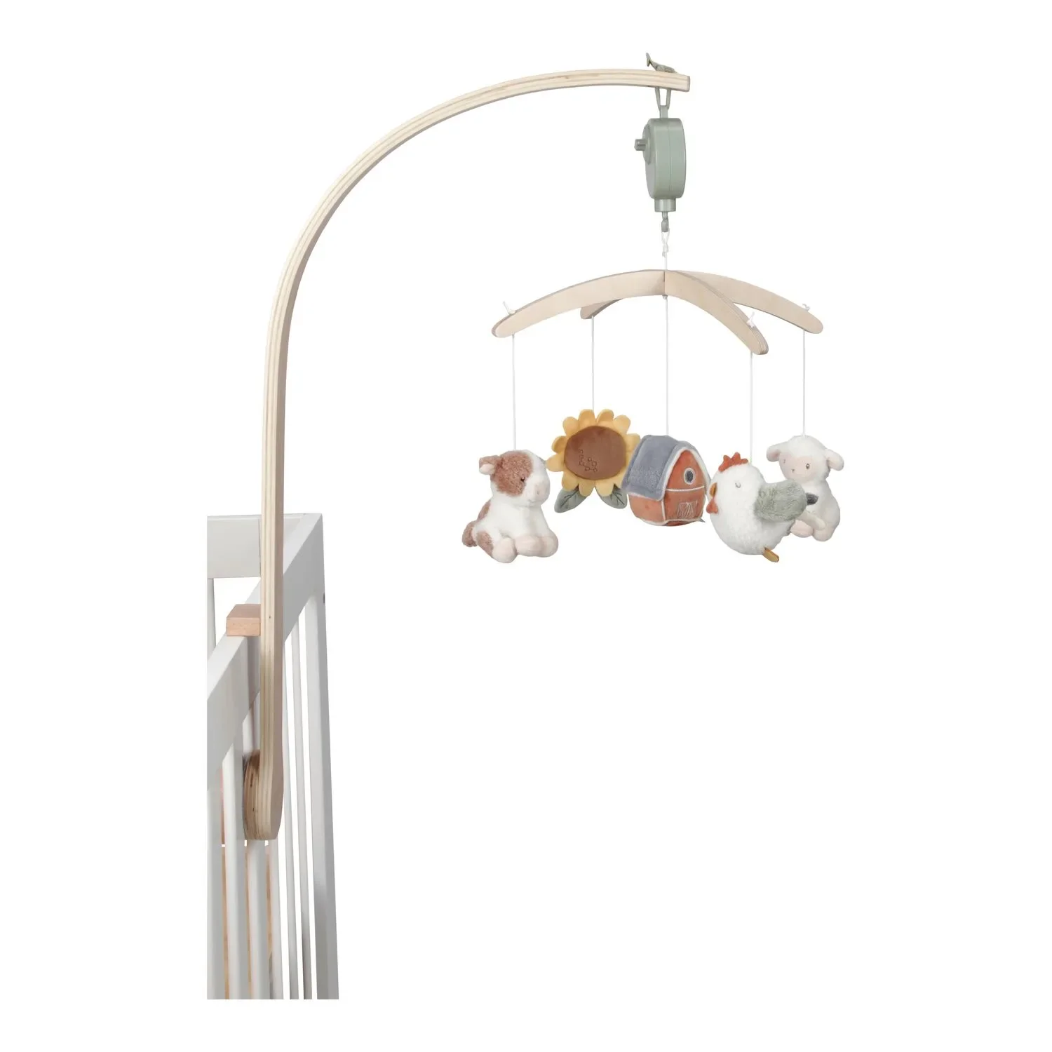 "Mobile Little Dutch Baby Mobile, mobile pour lit de bébé, mobile musical, Little Farm image"
