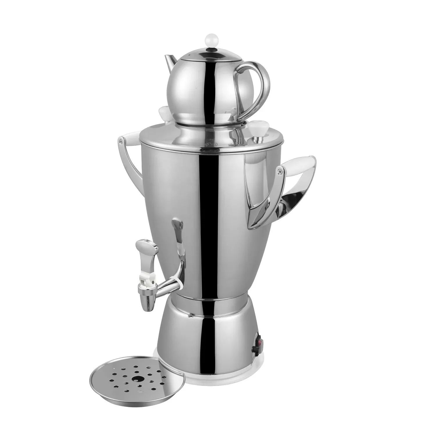 "Samovar avec une Bouilloire, Théière samovar - acier inoxydable, 6L image"