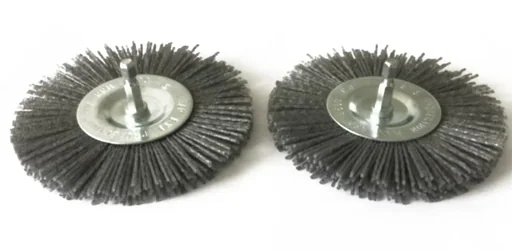 "Brosses de rechange, lot de 2, polyamide (nylon) pour le nettoyeur de joints GFR 401 image"