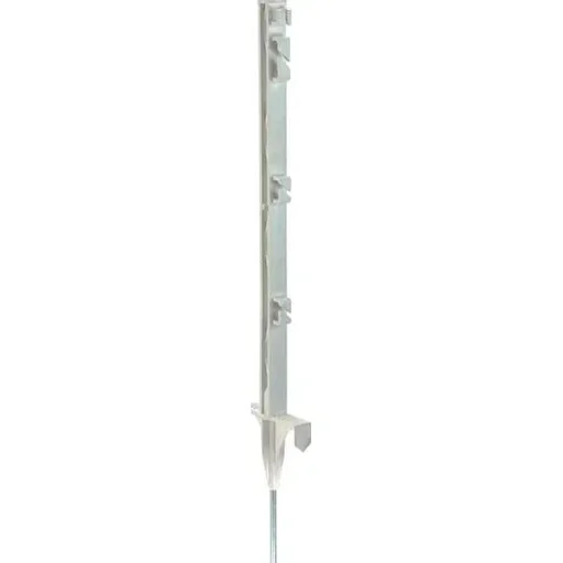 "Plastic posts, white, 70 cm, 20 pieces image"