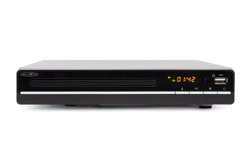 "DVD player with HDMI, SCART, USB and remote control image"