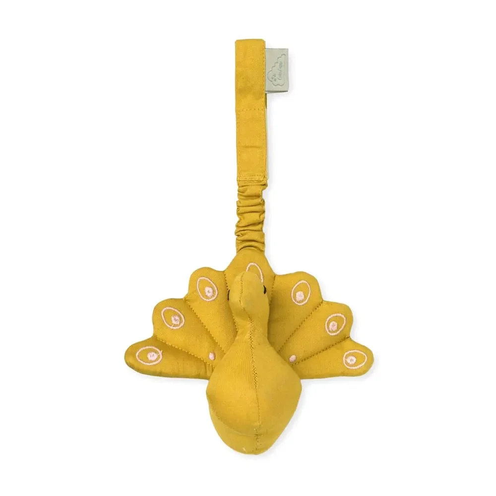 "Cam Cam Baby Jouet Paon jaune moutarde image"