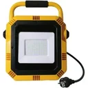 VT-51 LED Work Light / Construction Light with Socket - 50 W - 4000 Lumens - Black / Yellow - 6400K