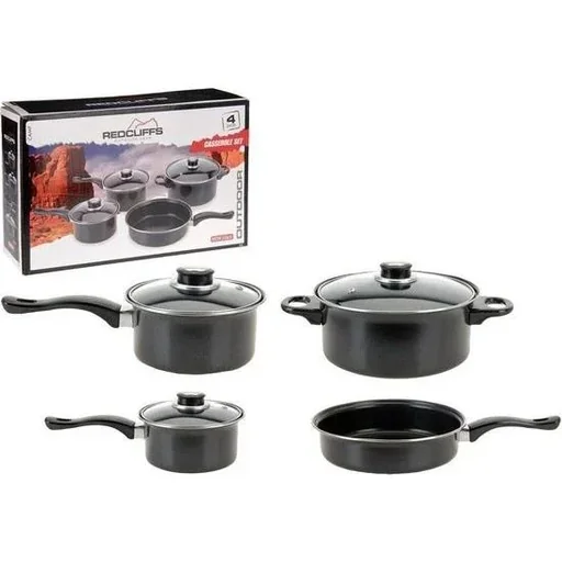 "Redcliffs 4-piece cookware set with 3 image"