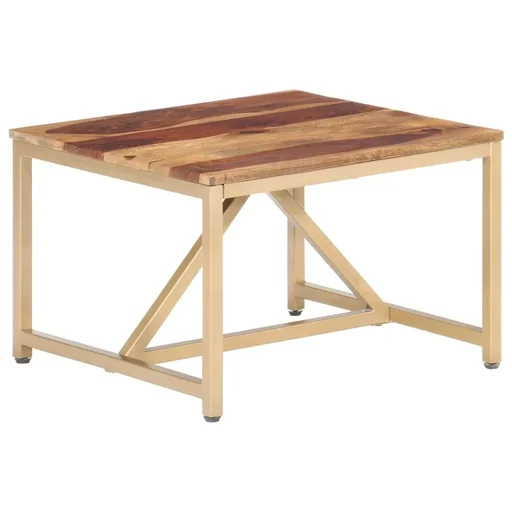 "Side table 60x60x40 cm solid Sheesham wood image"