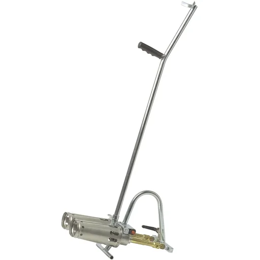 "Hot air burner for finishing, overlapping image"