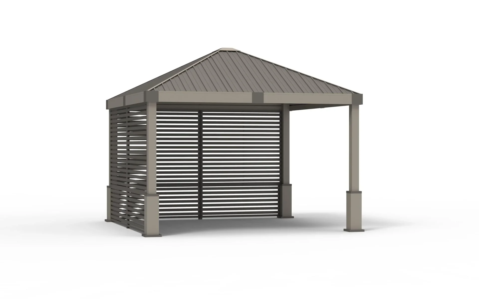 Pavillon Sojag Nanda 12 x 12, couleur champagne taupe