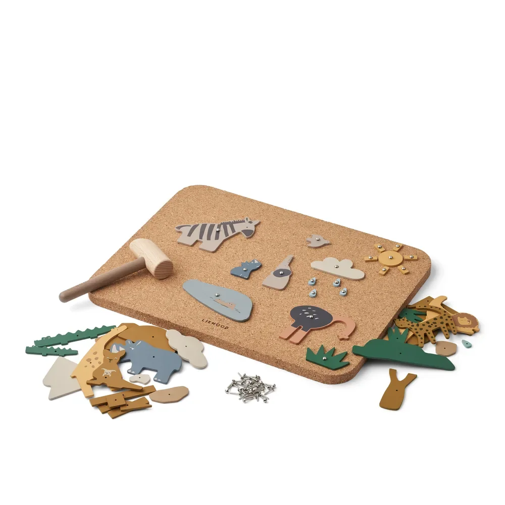 "Jouet en bois Liewood, tableau d'affichage – Esteban, Tous ensemble/Sandy image"