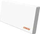 Sat flat antenna with twin LNB