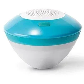 "Floating speaker with LED light image"