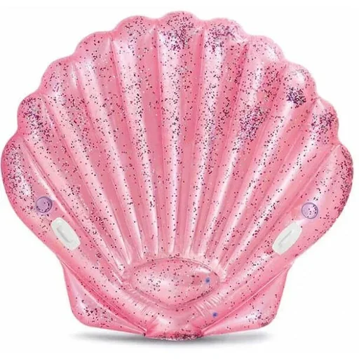 "Rosa seashell Luftmatratze 178 x 165 x 24 cm image"