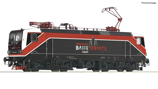"Electric locomotive 143 124 of Erfurter Bahnservice GmbH, H0, DCC image"