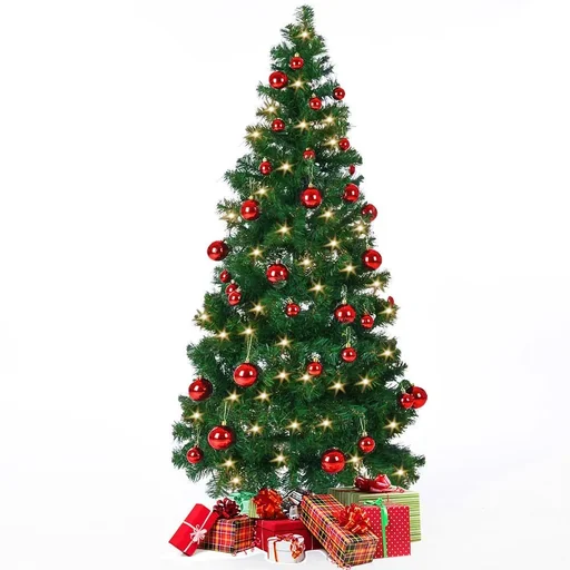 "Pop-up Christmas tree 150cm INCLUDING decoration and stand image"