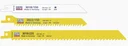 Saw blade set 3 pcs. for reciprocating saws