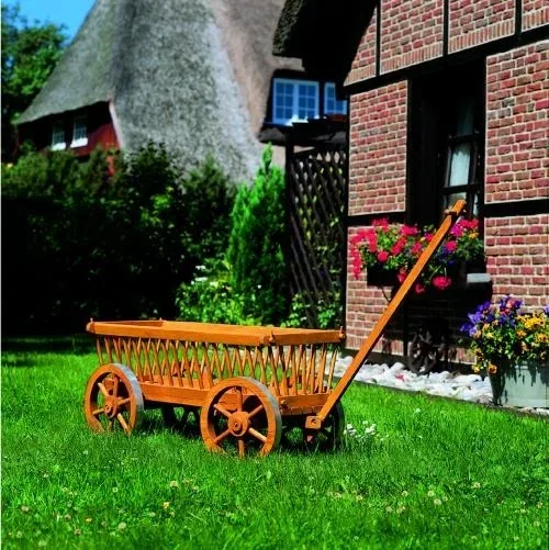 "Decorative ladder cart, impregnated image"
