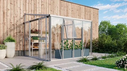 "Greenhouse Helena 7000 ESG/HKP 3/10 mm, color aluminum image"