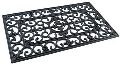 "Rubber mat "cast iron look" image"